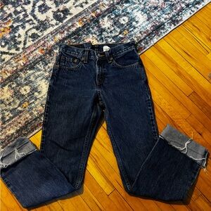 Classic Women's Dark Wash Jeans - Deep Indigo